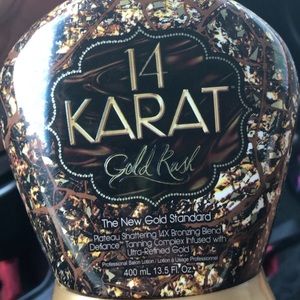 14 k gold rush tanning lotion